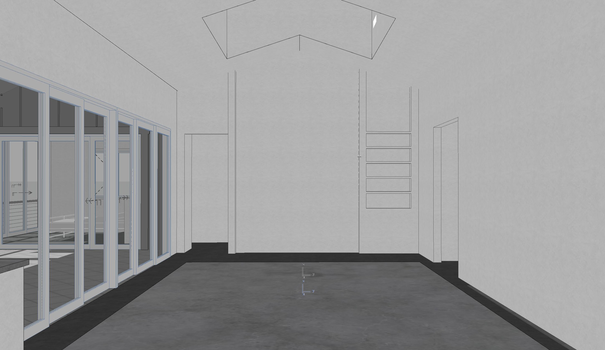 Open living room concept for a Sarasota County coastal home designed by CMSA Architects.